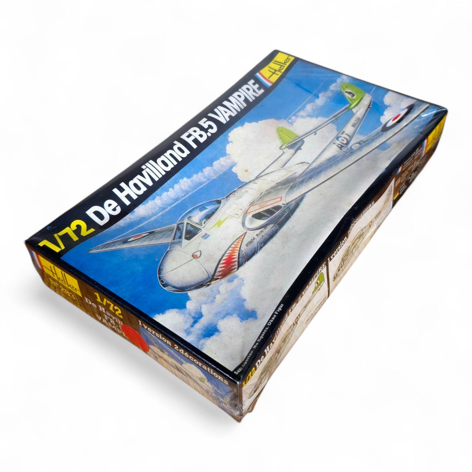 1979 Heller De Havilland FB.5 Vampire 1/72 Scale Kit 283 New Sealed Box² SeePics