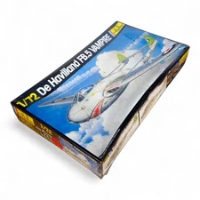 1979 Heller De Havilland FB.5 Vampire 1/72 Scale Kit 283 New Sealed Box² SeePics