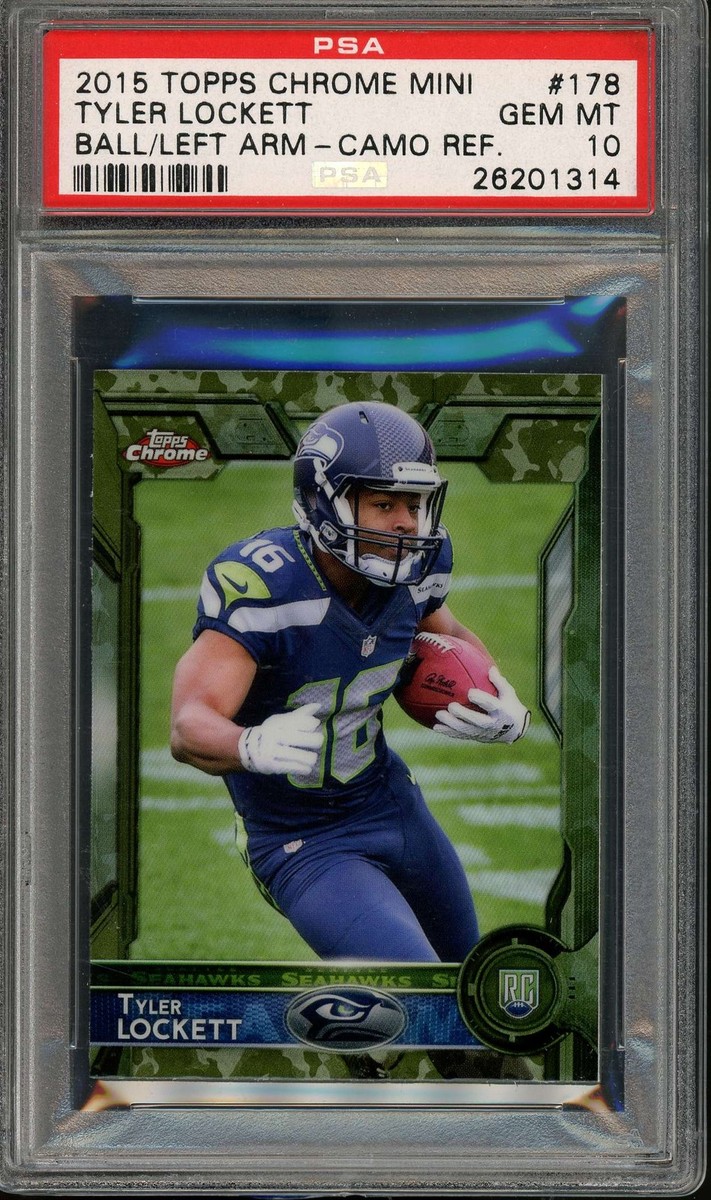 2015 Topps Chrome Mini #178 Tyler Lockett Camo Refractor #/99 RC