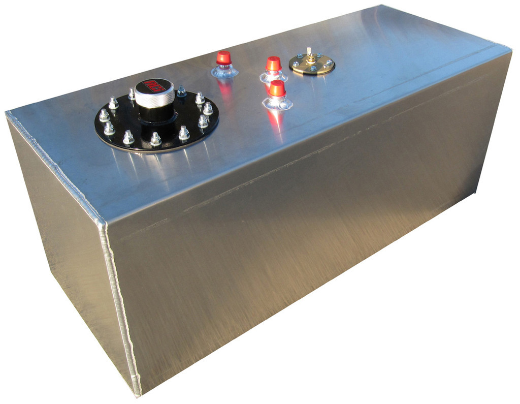 NEW RCI 19 GALLON STREET ROD ALUMINUM FUEL CELL W/ SENDING UNIT,HOT ROD