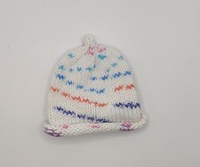 NEW HAND MADE PREEMIE BABY BEANIE CAP BOY/ GIRL REAL BABY OR PREEMIE DOLL CAP