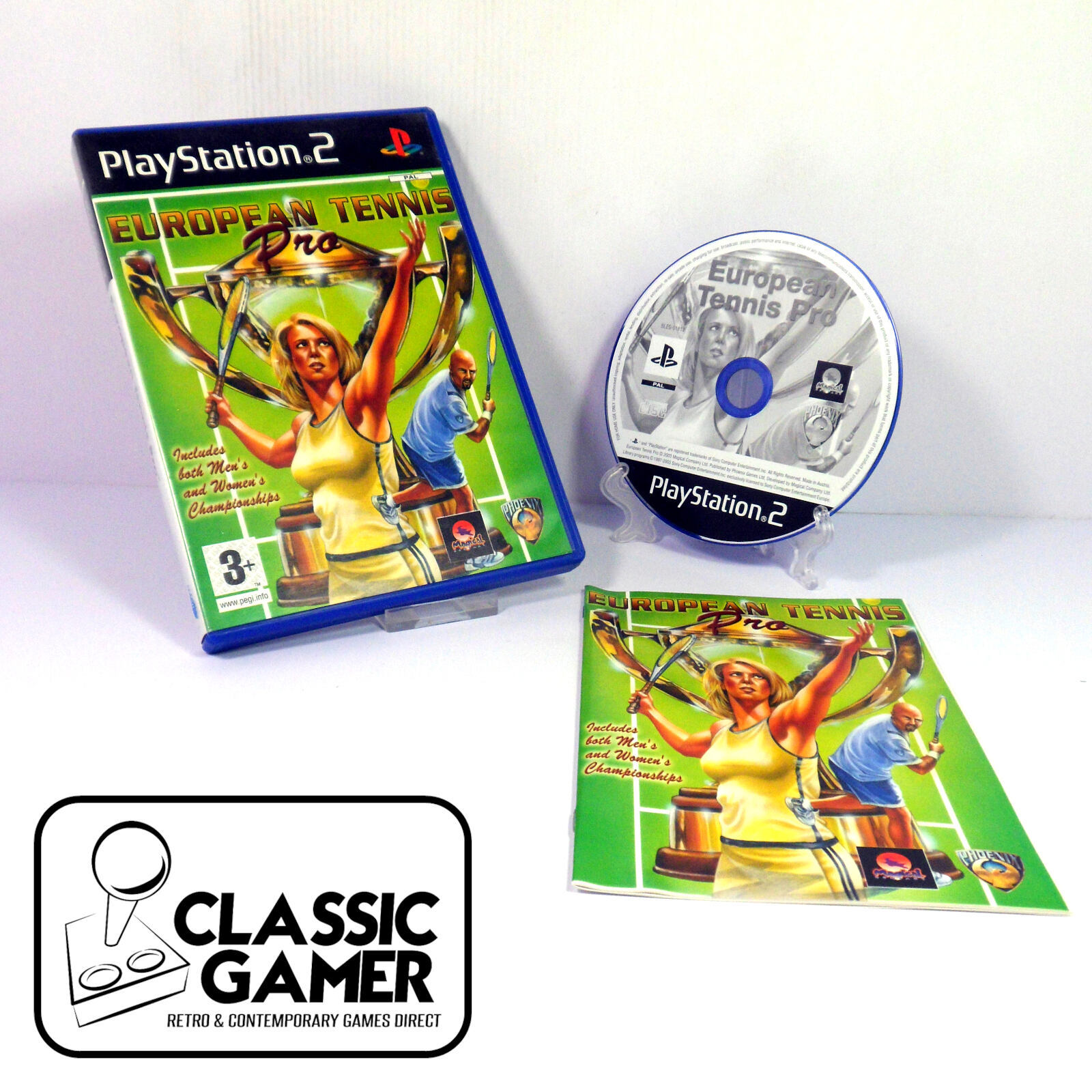 European Tennis Pro (PS2) *NEAR MINT*