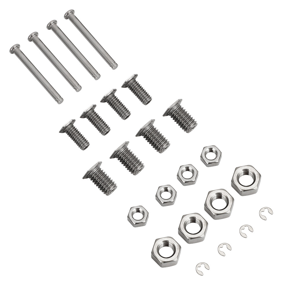 For KRX 1000 Front Door Hinge Bushing Kit Stainless Pins Driver