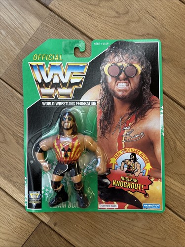 WWF HASBRO Adam Bomb MINT ON CARD SERIES 11 MOC VG...