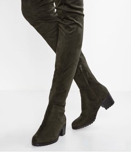 river island khaki boots