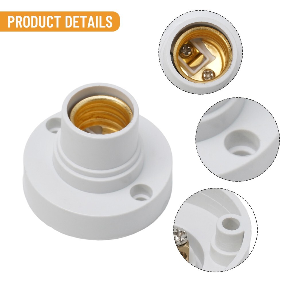 Sourcing Map Kit Portalampada E14 Con Copertura A Candela, 6 Set, In Ferro, Altezza 80mm, Con Filo 27cm, Per Sostituzione E Restyling