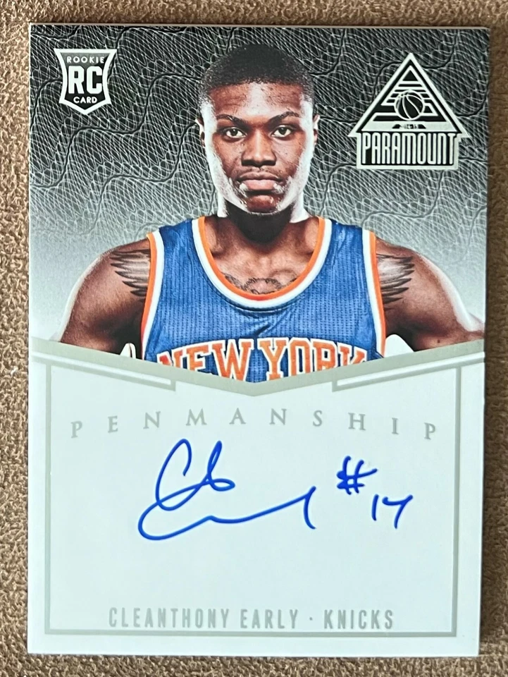 Autógrafo Cleanthony principios de 2014-15 Panini Paramount caligrafía #PR-CE/99 Knicks Foto 3 de 3