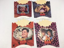Vintage McDonald'sThe Flintstones Large French Fry Boxes Complete Set - 1993