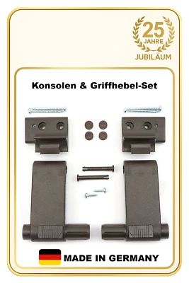 BRAAS/DÖRKEN Ersatzteil für Braas Atelier-Fenster, Griffhebel & Konsolen-Set, AF86`/BA
