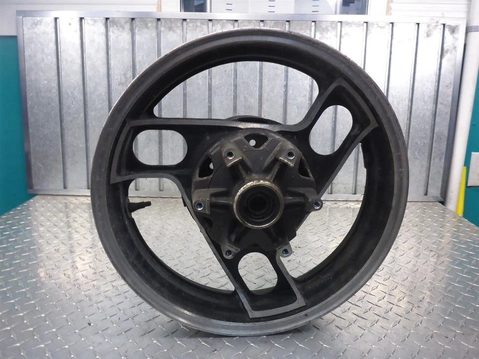 84 Yamaha FJ1100 FJ 1100 Rear Wheel Rim Hub Straight Foto 3 de 3