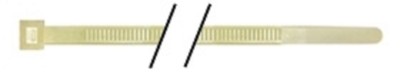 100 PACK - CES - 15'' REGULAR CABLE TIES - NATURAL COLOR # CT-15