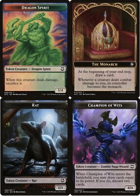 Wählen Sie Ihren TOKEN ~ Commander: Adventures in the Forgotten Realms [ EX ] [ MTG ]
