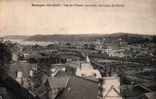 Old postcard 22 - BINIC (Côtes d Armor) - 1316. West view. At the bottom, Côtes de Pordic