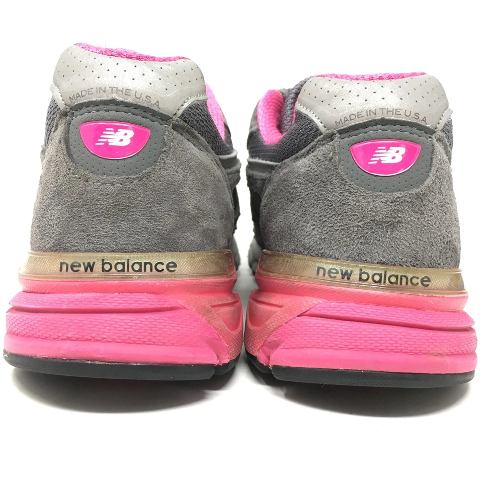 New Balance 990 v4 EE. UU. Zapatos para Caminar Tenis Para Mujer Talla 9 EE. UU./40,5 Gris Rosa Foto 3 de 4