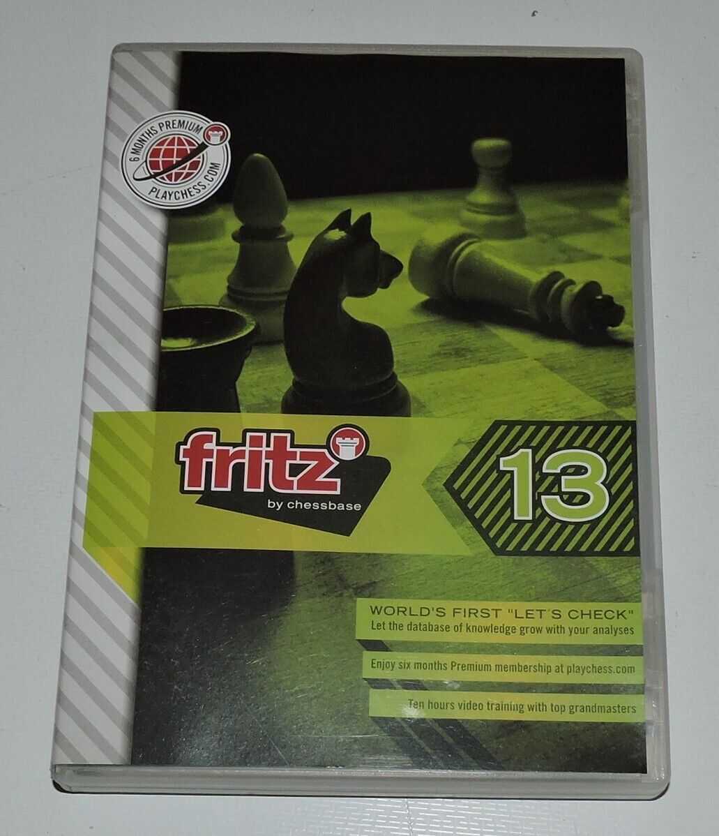 chess Fritz 13 chessbase Computer world Champion DVD software