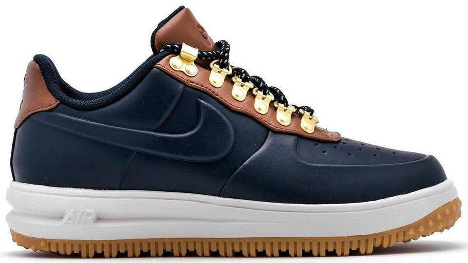 Nike Lunar Force 1 Duckboot Low Obsidian Saddle Brown for Sale