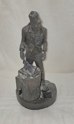 Vintage 1977 Trash Man Sculpture Michael Garman 14 Inches Tall | eBay