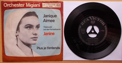 Orchester MIGIANI Janique Aimee Plus Je T`entends RCA Victor 47-9648