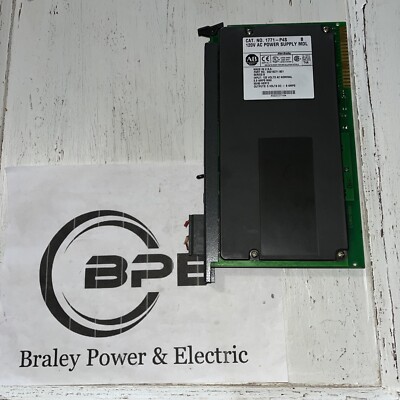 Allen Bradley 1771-P4S B 120V AC Power Supply Module