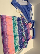 Cat Jack Swim Suit Swim Wear New Tags Purple Pink Blue Multi Color