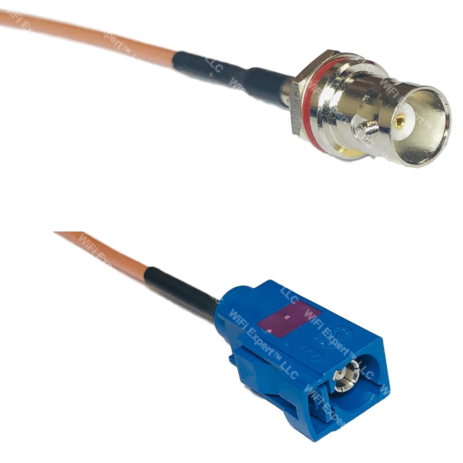 RG316 BNC FEMALE SM BULKHEAD To MCX MALE ANGLE RF Cable - Foto 3