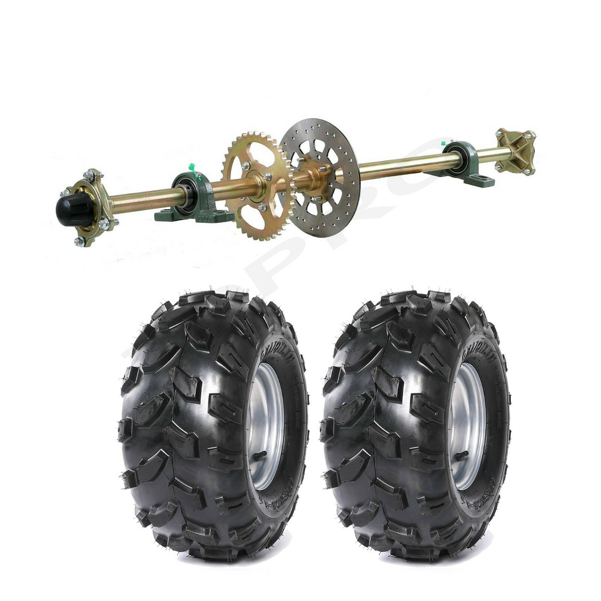 Go Karts For Adults 44" Go Kart Live Axle Kit - Complete Rear Assembly ...