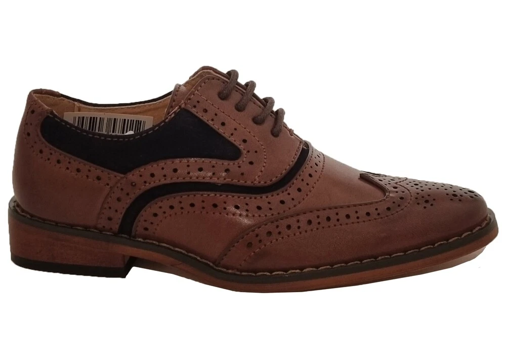 Navy and deals tan brogues