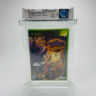 Spyro: A Hero's Tail - Xbox, 2004 Sealed NEW *Note (not CGC/VGA) WATA 9.6 A
