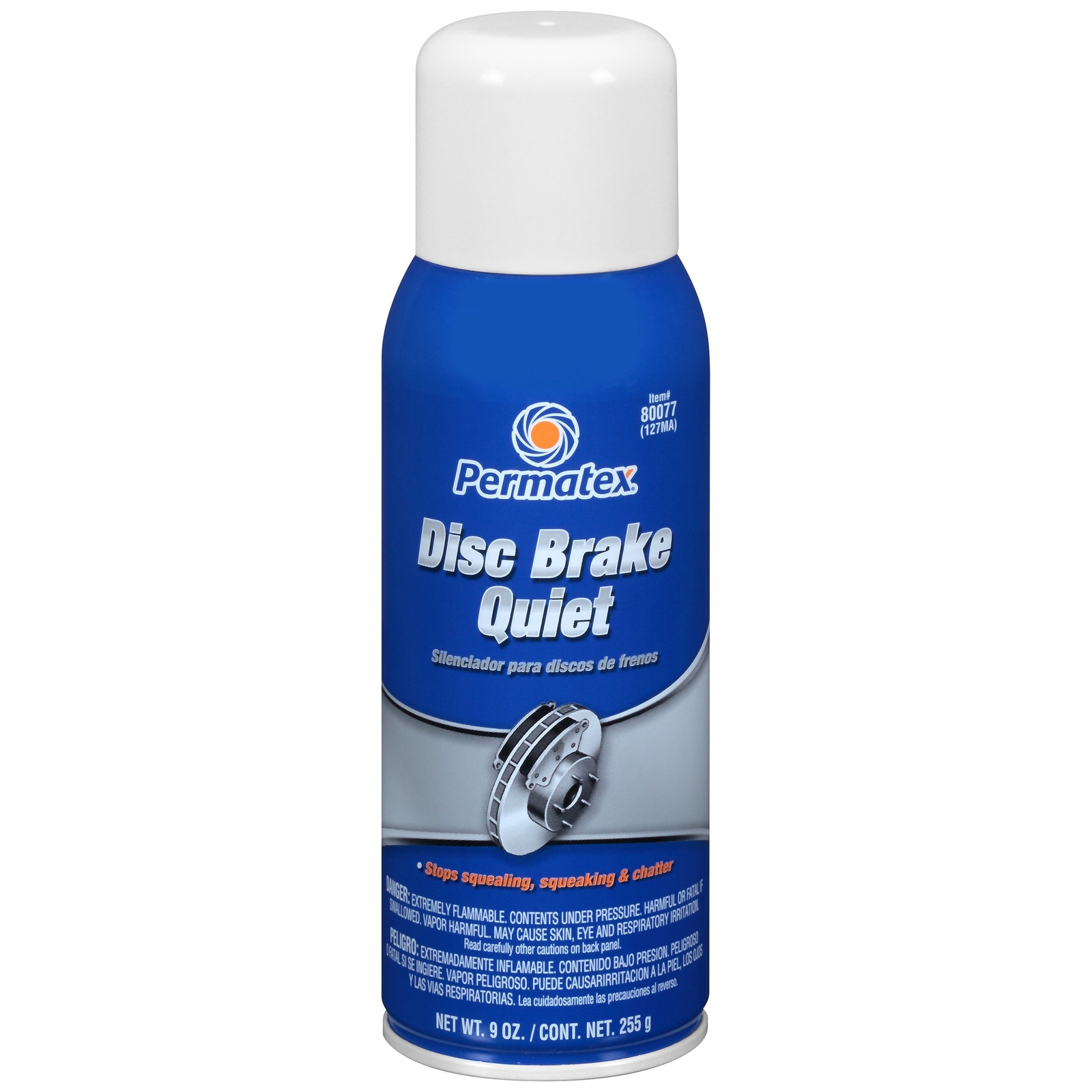 Permatex Disc Brake Quiet 12 oz Aerosol Machine Lubricant Stops Squealing
