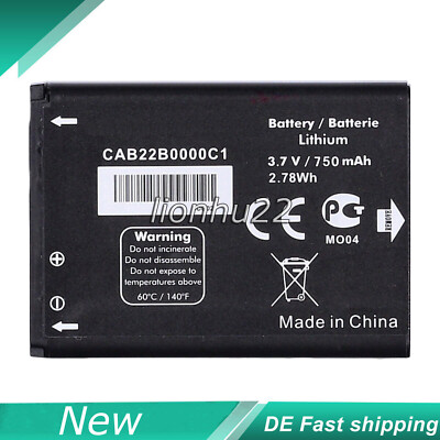 Neu Akku Für Alcatel One Touch CAB22B0000C1 OT 2010- 3,7V 400mAh