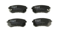 Hart 224 173 Bremsbelagsatz, Scheibenbremse FüR Hyundai, KIA
