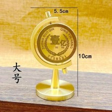 Solid Brass Spinning Wealth Goal Ornament Desktop Fidget Office Decor Gift