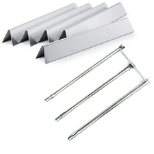 	Parts Kit Replacement For Weber Genesis Silver Gold Grill Burner Heat Plate	