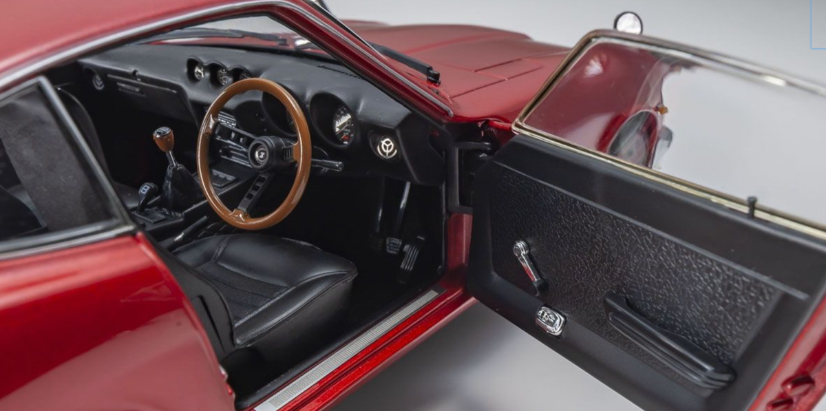 すのチル　９＋1 1/18 Kyosho NISSAN Fairlady Z-L ( 240 Z ) S30 Red Metallic