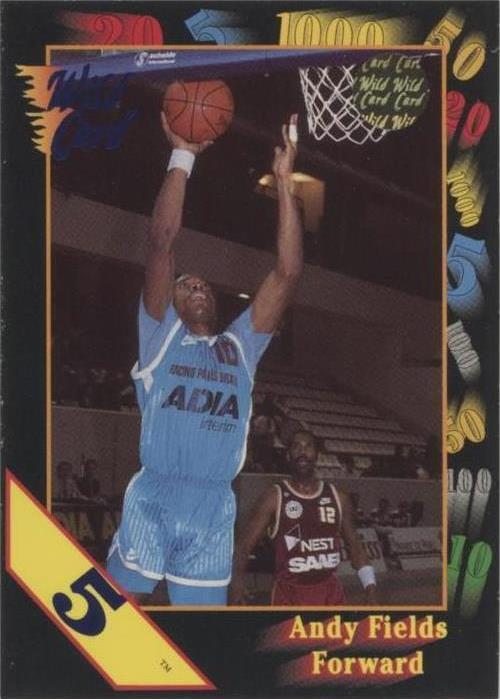 1992 Wild Card Collegiate - Andy Fields #27 5 Stripe (RC) for sale ...