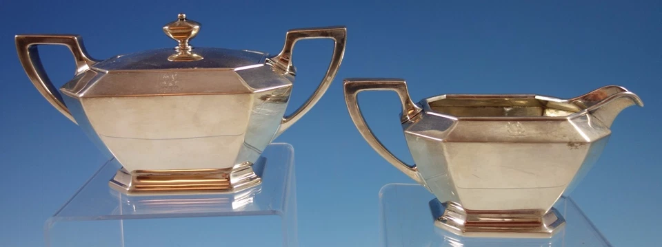 Juego de té Fairfax de Durgin Gorham de plata esterlina 4 piezas #04 (#1641) ¡Fabuloso! Foto 4 de 4