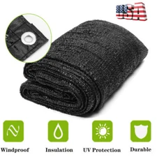 UV Sunblock Shade Fabric Sun Shade Cloth Privacy Screen for Garden Pergola Cover