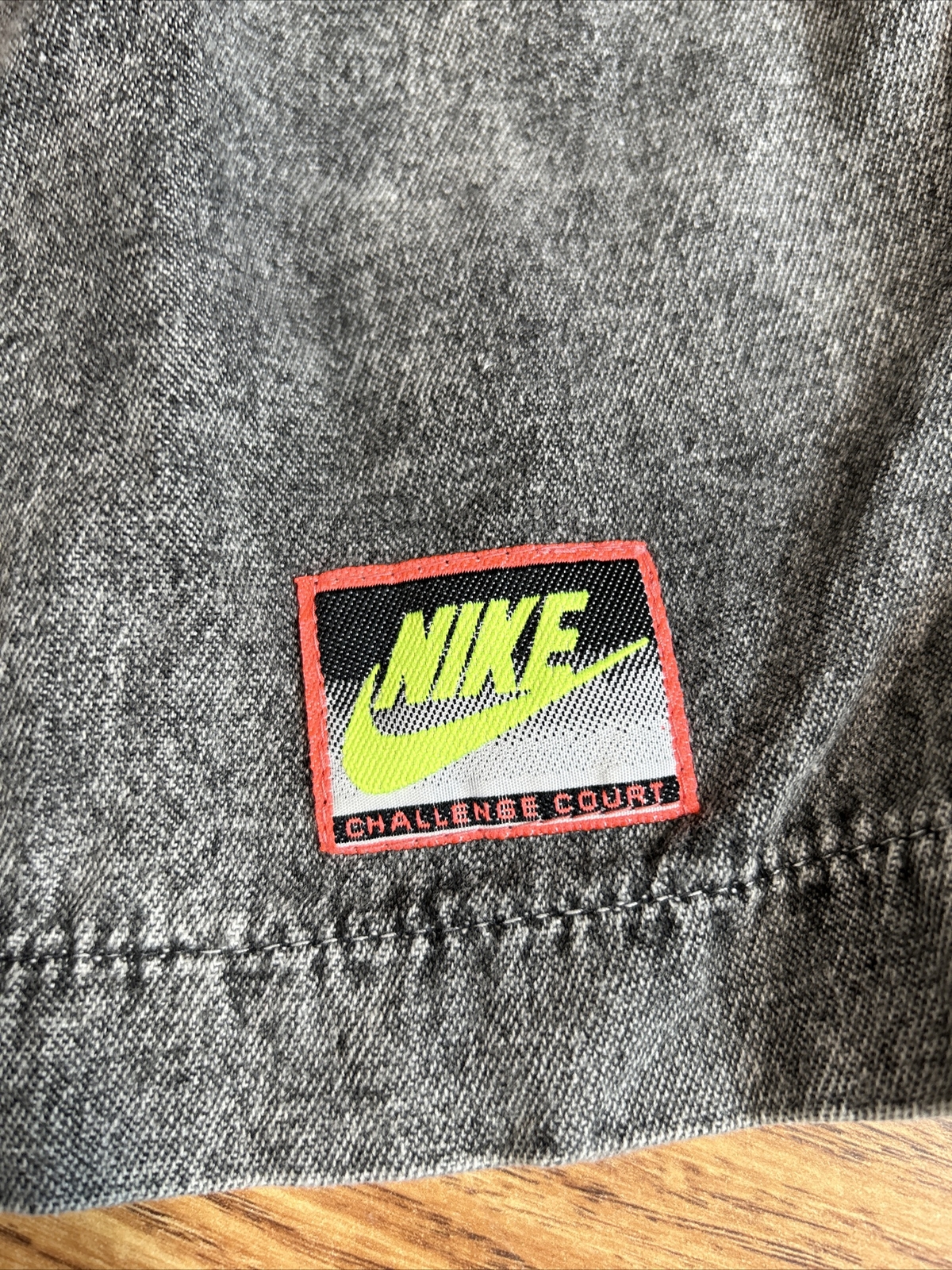 VTG Nike Andre Agassi French Open Challenge Court Denim Tennis Shorts 90s Large eBay