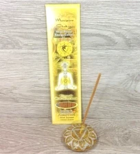 Manipura Chakra Stick Incense & Holder Set Spirituality Meditation Home Gift