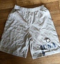 Shorts Boys Elastic Waist USA Gray size Medium 8 NWT