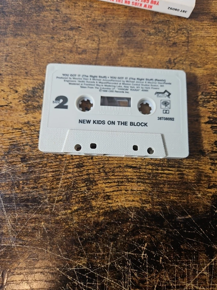 RARE 1988 New Kids On The Block - You Got It (The Right Stuff) Cassette Single - Image 4 of 4