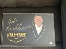 Bob Backlund  JSA AUTOGRAPH HALL OF FAME Signed WWE WWF WWWF Bruno MSG Hogan