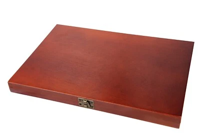 MC SAMMLER Holz-Münzenkassette Münzkassette für 40 Stk 2 Euro Münzen in Kapseln NEU!