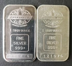 Two Engelhard 1oz Silver Bullhorn Bars