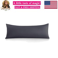 100 Cotton Body Pillowcase - 800 Thread Count/21x54, Moisture Absorbent and ...