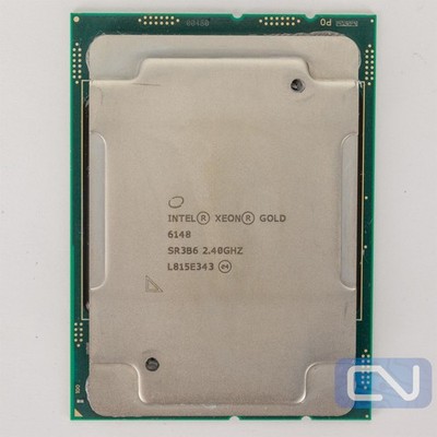 Intel Xeon Gold 6148 SR3B6 2.4GHz 27.5 MB 20 Core Fair Grade LGA 3647