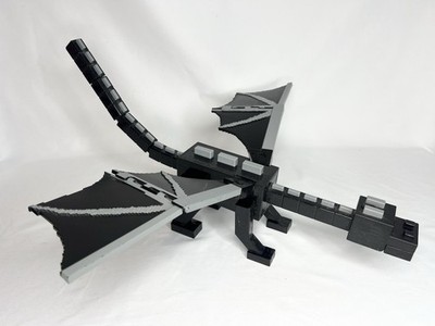 Mattel Minecraft Ultimate ENDER DRAGON 22'' Figure With Lights & Sounds TESTED