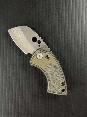 KOCH TOOLS GNAT S30V OLIVE GREEN G10 SCALES BRAND NEW DRAGON CUT POUCH COA