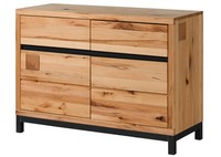 Sideboard Kernbuche 120X45X85 Natur GeöLt Villanders #111