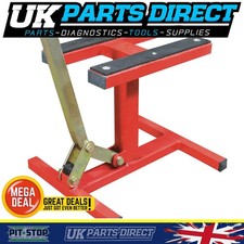 MX Motocross Enduro Trials Bike Lift Up Centre H Stand - Red